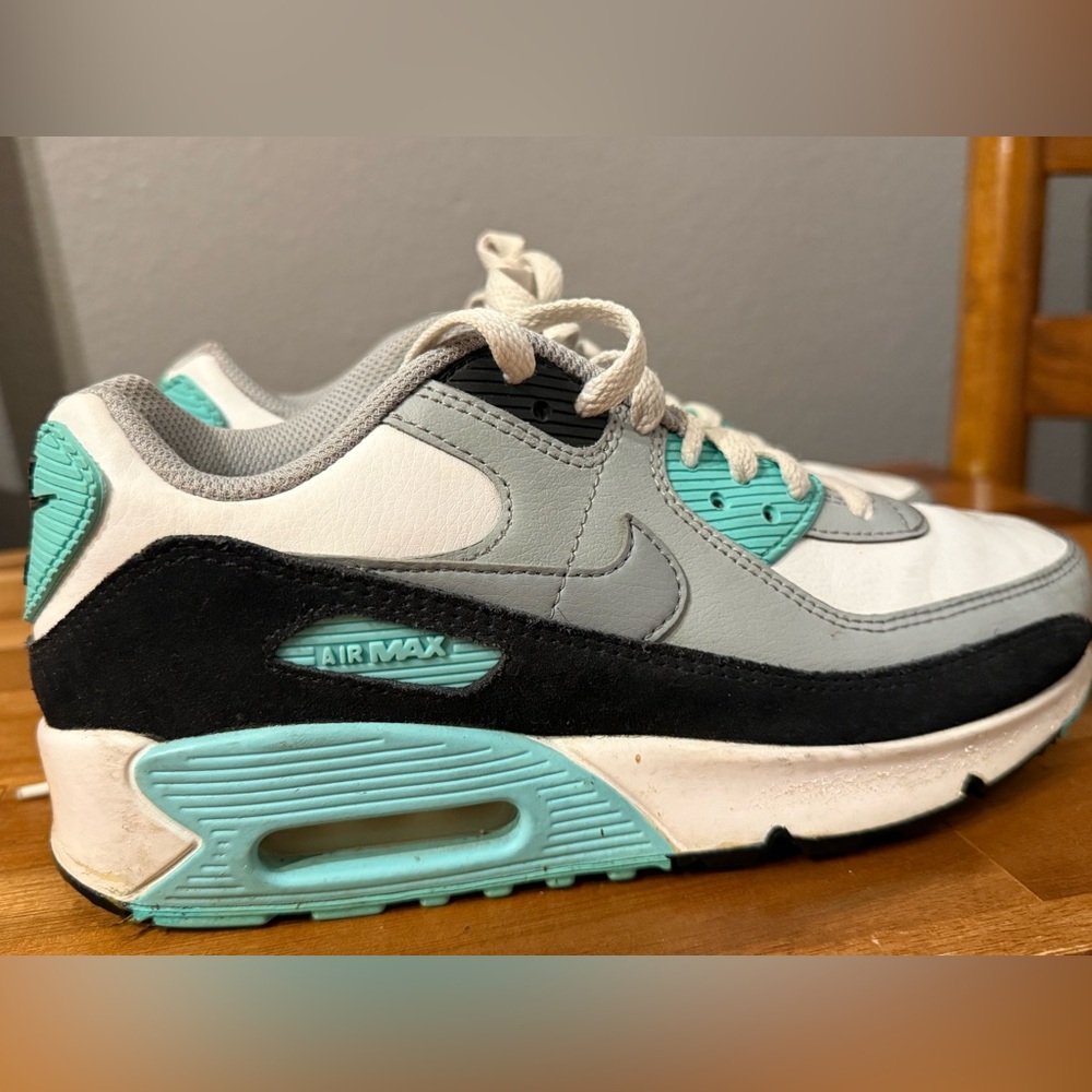 Nike Air Max Sneakers - White, Black, Teal